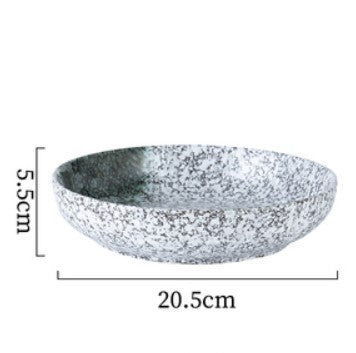 Japanese Ceramic Deep Plate Cutlery