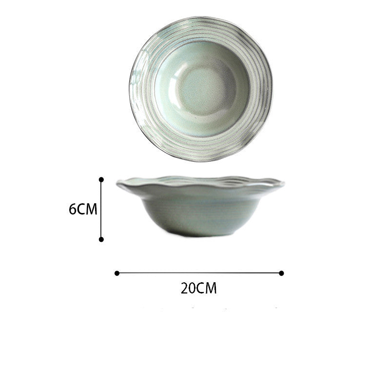 Rustic Elegance Ceramic Dinnerware Plate