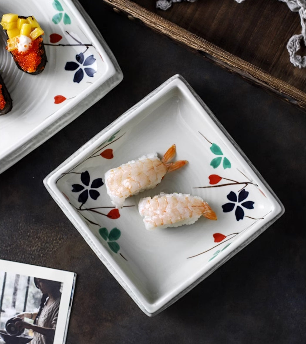 Ceramic Household Square  Rectangular Plate