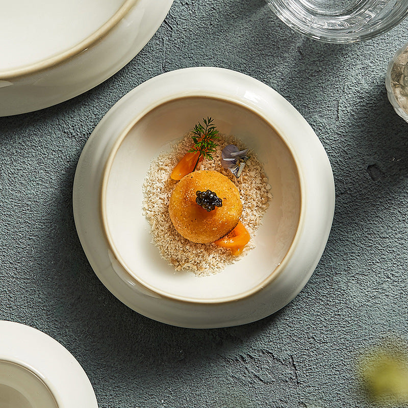 Deep Dinner Plate Creative Home Western Food Plate