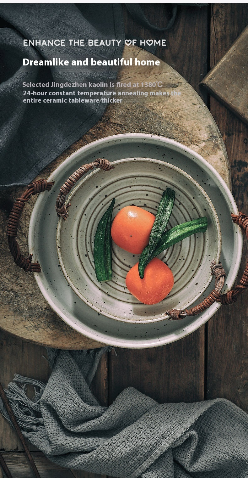 Retro Creative Ceramic Plate