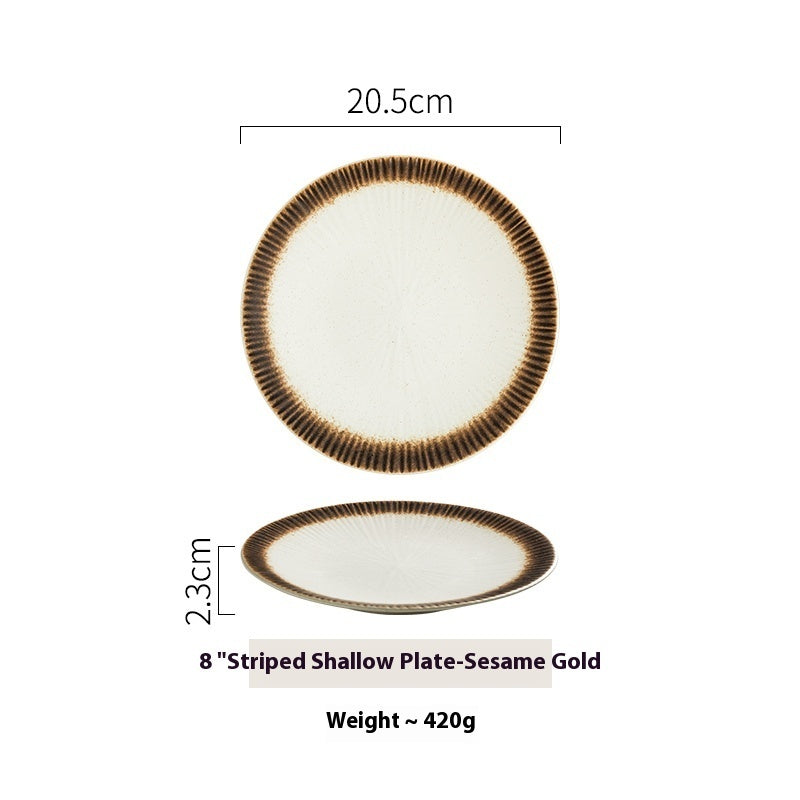 Western Cuisine Ceramic Plate