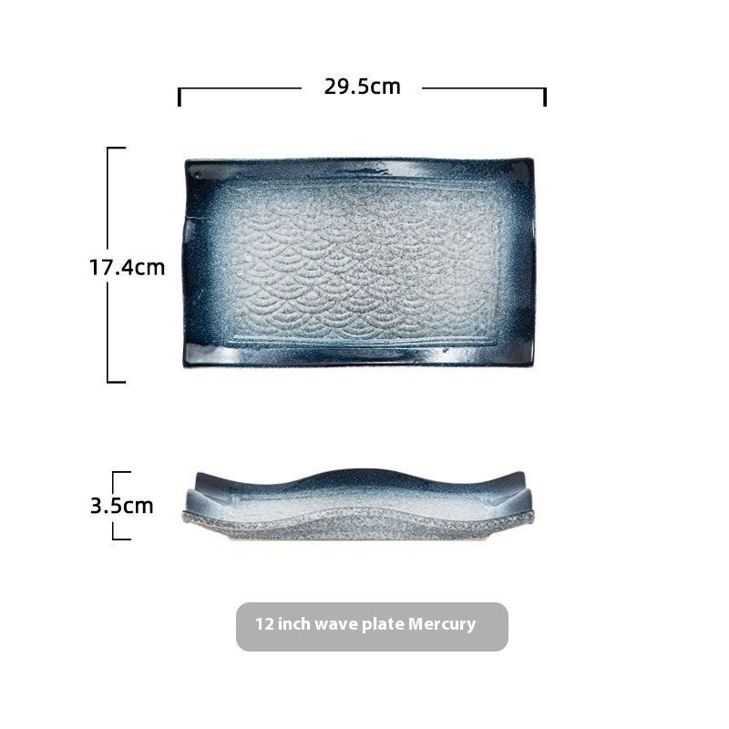 Creative Rectangular Food Dessert Tableware