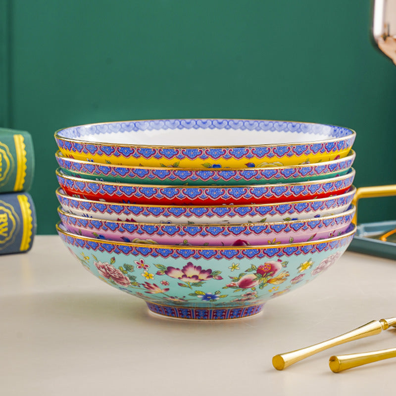 Classic Deep Ceramic Soup Plate