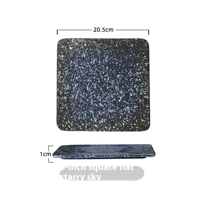 Ceramic Tableware Square Plate Dish