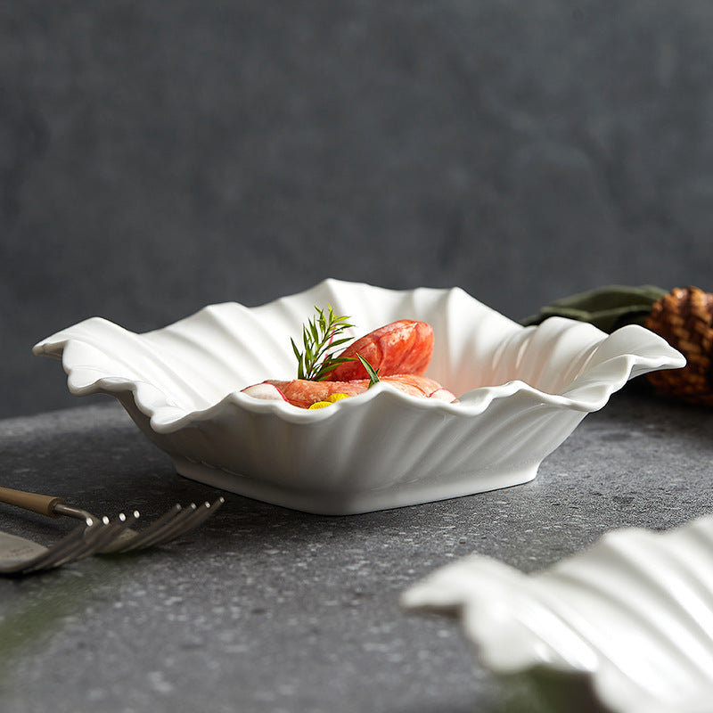 Square Bowl Plate Fruit Salad Bowl