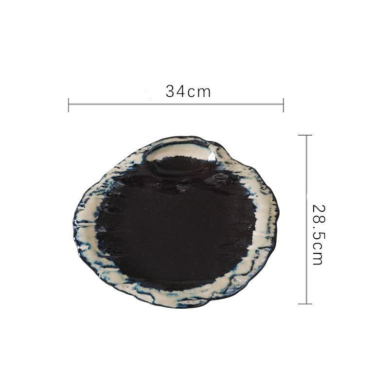 Creative Japanese  Ceramic Shaped Plate