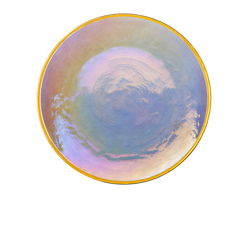 Rainbow Glass Plate